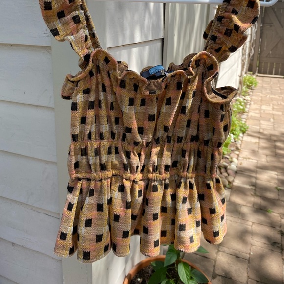 Eva Franco for Anthropologie ruffle tank top - Picture 6 of 6